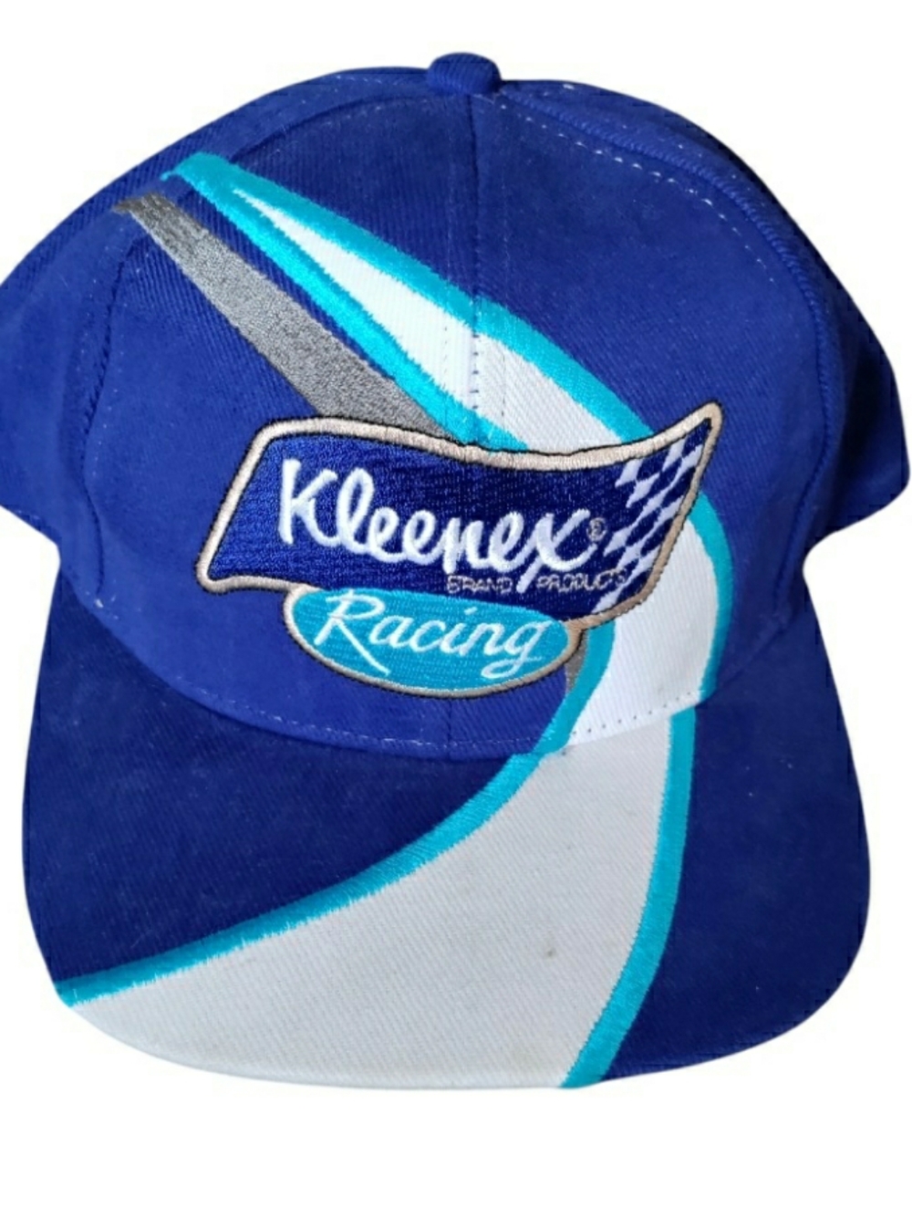 Vintage Nascar Kleenex Racing Embroidered Canvas Adjustable Hat NWOT